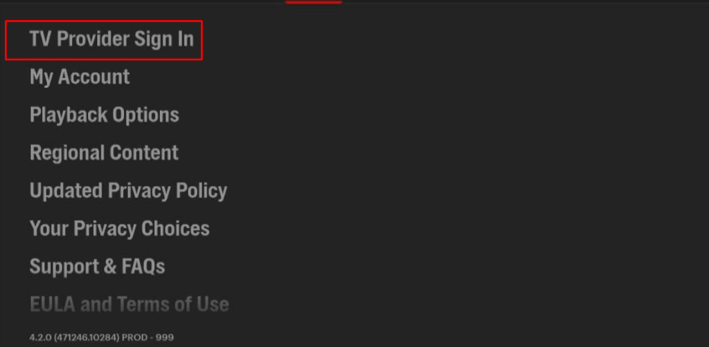 Choose Choose TV Provider Sign In on Firestick