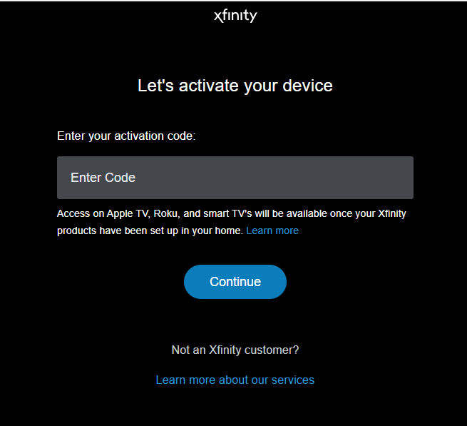 Activate the Xfinity Stream app on Firestick