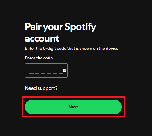 Activate the Spotify app on Firestick