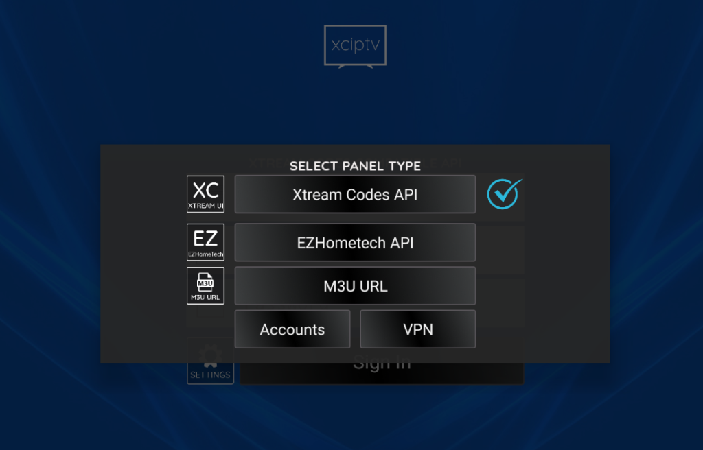 Select your deisred login format