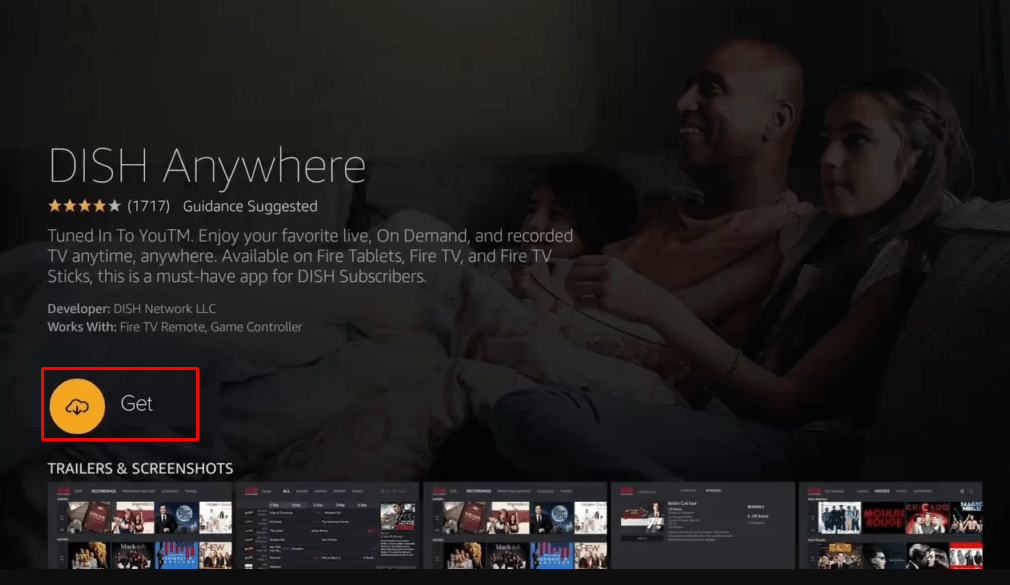 Download the DISH Anywhere app on Firestick