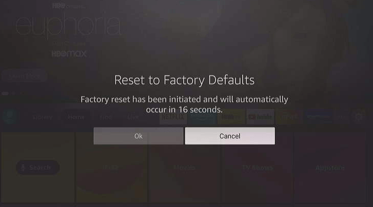 Reset to Factory Defaults